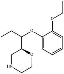 Morpholine, 2-[1-(2-ethoxyphenoxy)propyl]-, (2S)- Struktur