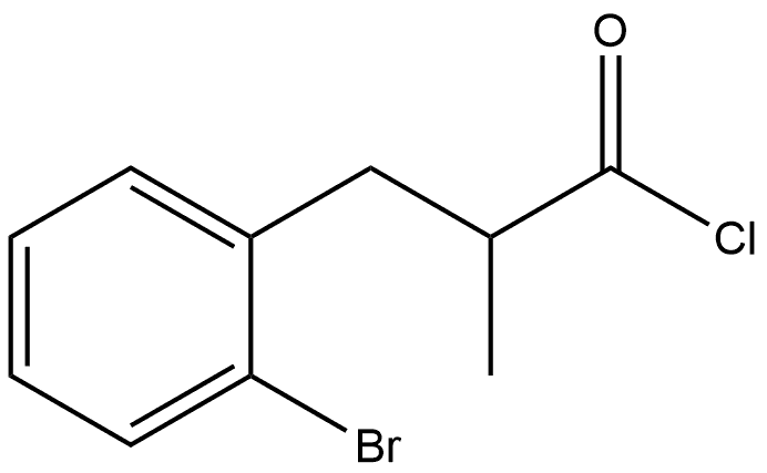 Benzenepropanoyl chloride, 2-bromo-α-methyl- Struktur