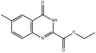 ethyl 4-hydroxy-6-methylquinazoline-2-carboxylate 结构式