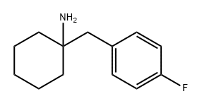 Cyclohexanamine, 1-[(4-fluorophenyl)methyl]- Structure