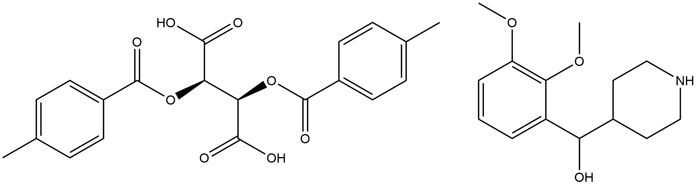 Butanedioic acid, 2,3-bis[(4-methylbenzoyl)oxy]-, (2R,3R)-, compd. with (αR)-α-(2,3-dimethoxyphenyl)-4-piperidinemethanol (1:1)
