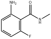 Benzamide, 2-amino-6-fluoro-N-methyl- Struktur