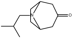 8-?Azabicyclo[3.2.1]?octan-?3-?one, 8-?(2-?methylpropyl)?-,87078-40-8,结构式