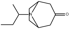 8-?Azabicyclo[3.2.1]?octan-?3-?one, 8-?(1-?methylpropyl)?- Struktur