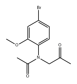 Acetamide, N-(4-bromo-2-methoxyphenyl)-N-(2-oxopropyl)-