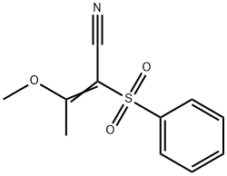 2-Butenenitrile, 3-methoxy-2-(phenylsulfonyl)-