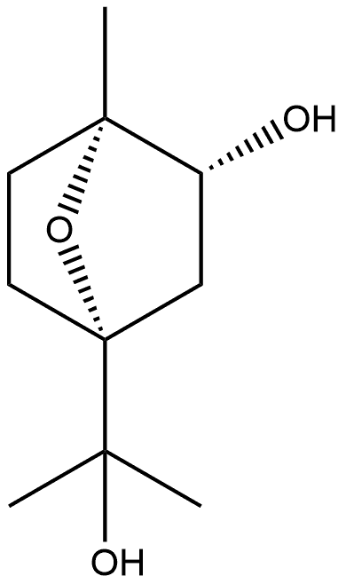 7-Oxabicyclo[2.2.1]heptane-1-methanol, 3-hydroxy-α,α,4-trimethyl-, (1R,3R,4S)-rel- 结构式