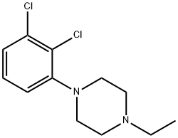 Piperazine, 1-(2,3-dichlorophenyl)-4-ethyl- Structure