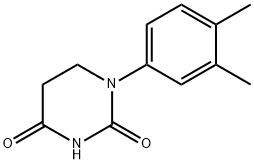 1-(3,4-二甲基苯基)二氢嘧啶-2,4(1H,3H)-二酮, 871504-34-6, 结构式