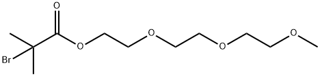 Propanoic acid, 2-bromo-2-methyl-, 2-[2-(2-methoxyethoxy)ethoxy]ethyl ester Structure