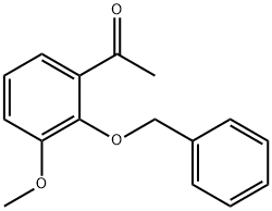 Ethanone, 1-[3-methoxy-2-(phenylmethoxy)phenyl]- Structure