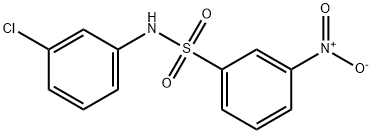 Benzenesulfonamide, N-(3-chlorophenyl)-3-nitro-