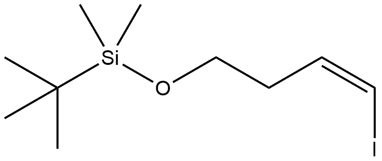 Silane, (1,1-dimethylethyl)[[(3Z)-4-iodo-3-buten-1-yl]oxy]dimethyl-,873309-53-6,结构式
