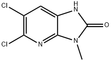 5,6-dichloro-3-methyl-1H,2H,3H-imidazo[4,5-b]pyridin-2-one,873330-98-4,结构式