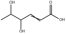 2-Hexenoic acid, 4,5-dihydroxy- Structure