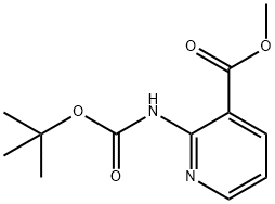 3-Pyridinecarboxylic acid, 2-[[(1,1-dimethylethoxy)carbonyl]amino]-, methyl ester