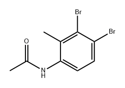 Acetamide, N-(3,4-dibromo-2-methylphenyl)- Structure