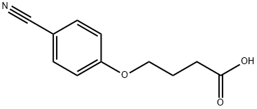 Butanoic acid, 4-(4-cyanophenoxy)-,87411-29-8,结构式