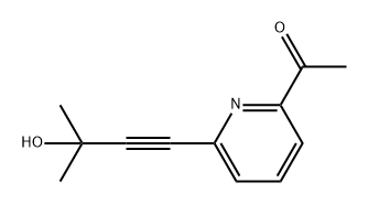Ethanone, 1-[6-(3-hydroxy-3-methyl-1-butyn-1-yl)-2-pyridinyl]-