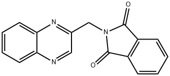 1H-Isoindole-1,3(2H)-dione, 2-(2-quinoxalinylmethyl)-,874499-65-7,结构式