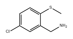 BENZENEMETHANAMINE, 5-CHLORO-2-(METHYLTHIO)-,874824-32-5,结构式