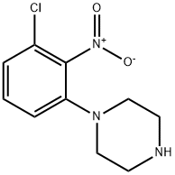 1-(3-chloro-2-nitrophenyl)piperazine Struktur