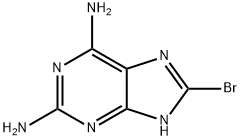 9H-Purine-2,6-diamine, 8-bromo- 结构式