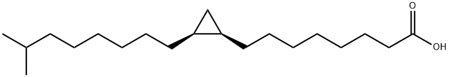 17-methyl-9,10-methyleneoctadecanoic acid Struktur