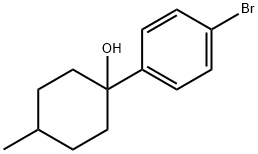 Cyclohexanol, 1-(4-bromophenyl)-4-methyl- Struktur