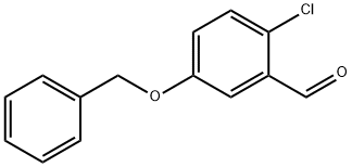5-(benzyloxy)-2-chlorobenzaldehyde 结构式