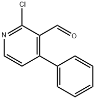 2-Chloro-4-phenylnicotinaldehyde Structure