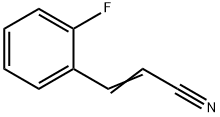 2-Propenenitrile, 3-(2-fluorophenyl)- Structure