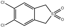 1,3-Dihydro-5,6-dichlorobenzo(c)thiophene-S,S-dioxide1,3-dihydro-5,6-dichlorobenzo(c)thiophene-S,S-dioxide Structure