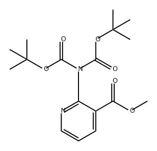 3-Pyridinecarboxylic acid, 2-[bis[(1,1-dimethylethoxy)carbonyl]amino]-, methyl ester