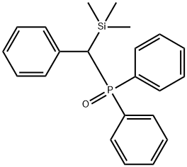 Phosphine oxide, diphenyl[phenyl(trimethylsilyl)methyl]- Struktur