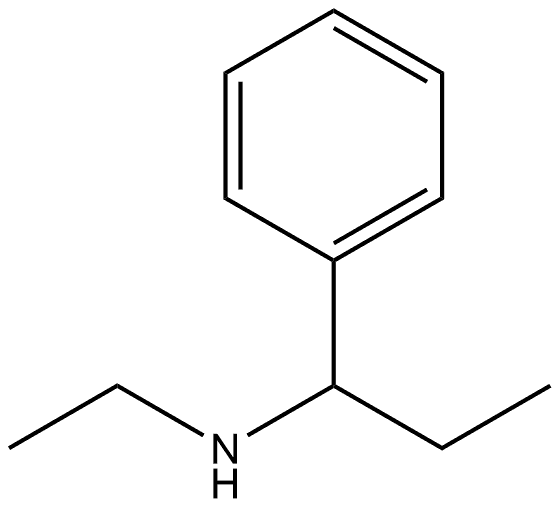 乙基(1-苯丙基)胺,87876-92-4,结构式