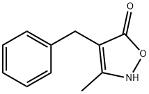 5(2H)-Isoxazolone, 3-methyl-4-(phenylmethyl)- Structure