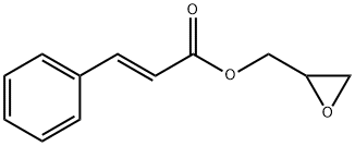 2-Propenoic acid, 3-phenyl-, 2-oxiranylmethyl ester, (2E)- Structure