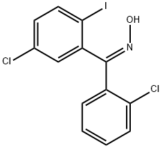 Methanone, (5-chloro-2-iodophenyl)(2-chlorophenyl)-, oxime, (1Z)-