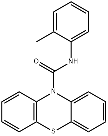N-(2-methylphenyl)-10H-phenothiazine-10-carboxamide 结构式