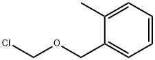 Benzene, 1-[(chloromethoxy)methyl]-2-methyl- Struktur