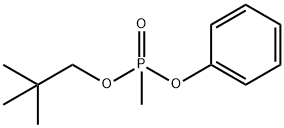 Phosphonic acid, methyl-, 2,2-dimethylpropyl phenyl ester (9CI) Struktur
