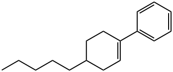 Benzene, (4-pentyl-1-cyclohexen-1-yl)- Struktur
