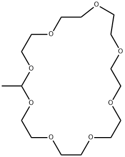 1,3,6,9,12,15,18,21-Octaoxacyclotricosane, 2-methyl- 化学構造式