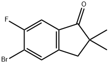 881190-11-0 1H-Inden-1-one, 5-bromo-6-fluoro-2,3-dihydro-2,2-dimethyl-