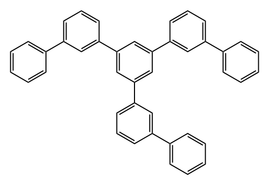 1,3,5-三(3-联苯基)苯, 88241-93-4, 结构式