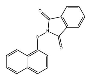 2-(1-萘基氧基)异吲哚啉-1,3-二酮, 882757-66-6, 结构式