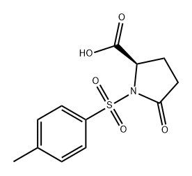 D-Proline, 1-[(4-methylphenyl)sulfonyl]-5-oxo- 化学構造式