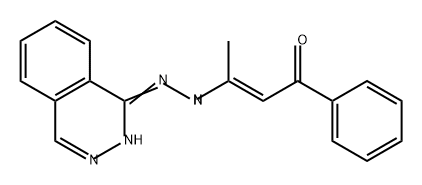 1(2H)-Phthalazinone, (1-methyl-3-oxo-3-phenyl-1-propenyl)hydrazone, (E)- (9CI)