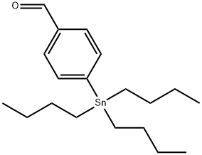 Benzaldehyde, 4-(tributylstannyl)- 结构式